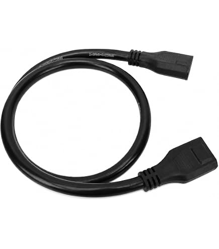 Amazon.co.jp: EcoFlow対応 XT150 L型延長ケーブル 5m XT150 オス-オス